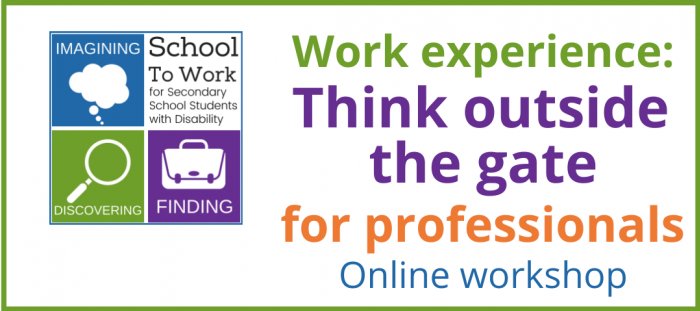 Work Experience: Think outside the gate – for professionals