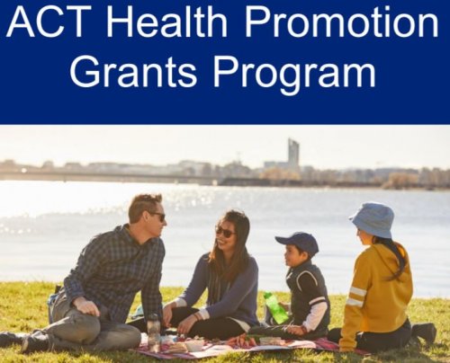 ACT Health Promotion Grants Program is Open