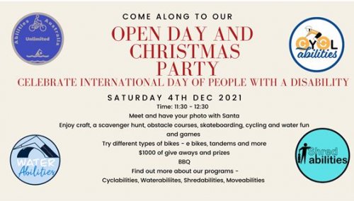 AUA/Cyclabilities Open Day and Christmas Party to Celebrate I-Day