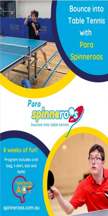 Bounce Into Table Tennis With the Para Spinneroos