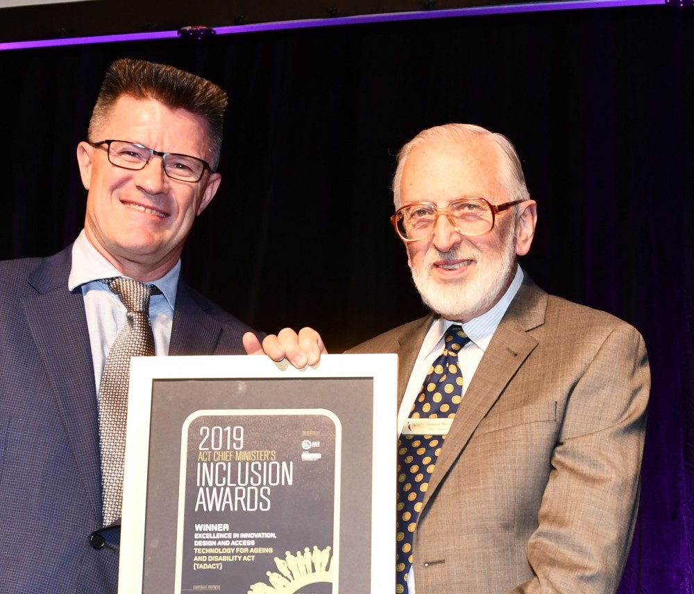 TAD ACT wins at the 2019 Chief Minister's Inclusion Awards!