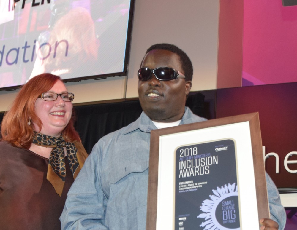 Spotlight on Paul Mugambi – 2018 Chief Minister's Inclusion Awards