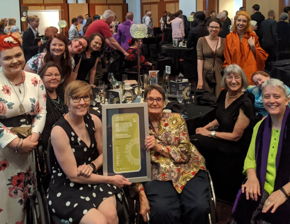 Women With Disabilities ACT commended at the 2019 Chief Minister's Inclusion Awards