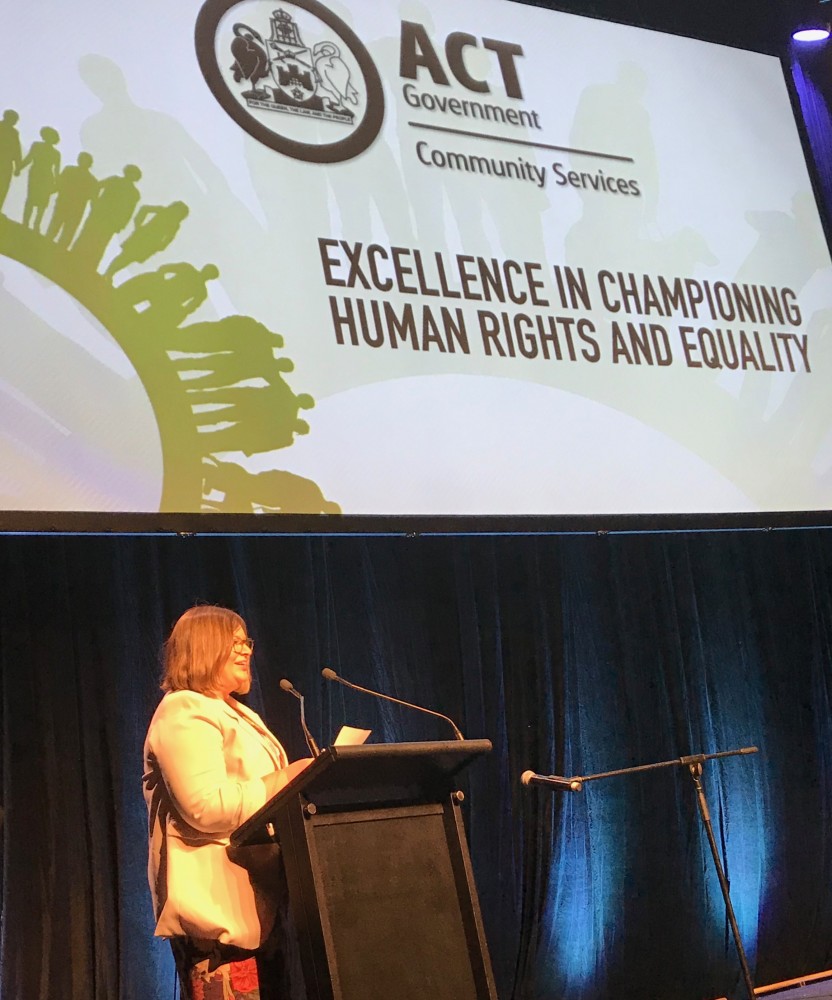 Disability Justice Reference Group commended at the 2019 Chief Minister's Inclusion Awards