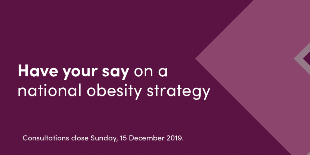 Have your say on a national obesity strategy